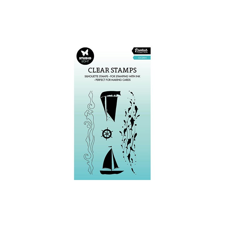 (SL-ES-STAMP433)Studio light SL Clear stamp Ocean Essentials nr.433