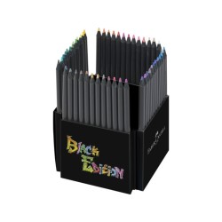 (116450)Faber Castell Black Edition Black Edition Colour Pencils Box (50pcs)