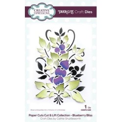 (CEDPC1229)Creative Expressions Cathie Shuttleworth Paper Cuts Cut & Lift Blueberry Bliss