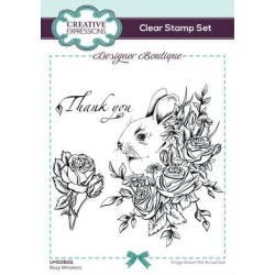 (UMSDB151)Creative Expressions Designer Boutique Clear Stamp A6 Rosy Whiskers