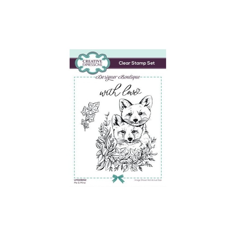 (UMSDB152)Creative Expressions Designer Boutique Clear Stamp A6 Me & Mine