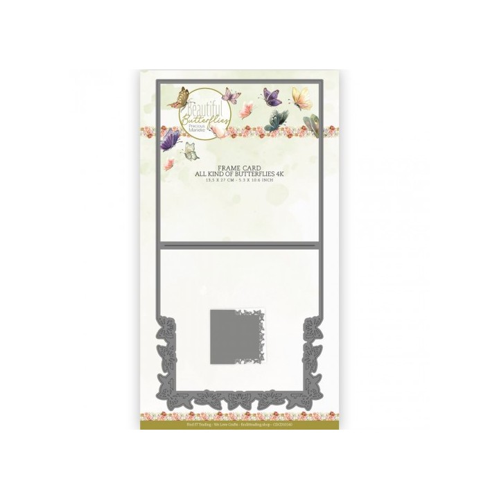 (CDCD10140)Dies - Precious Marieke - Beautiful Butterflies - Frame All kind of butterflies 4K