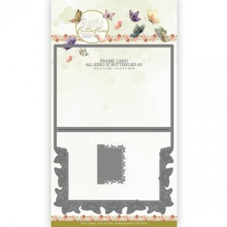 (CDCD10141)Dies - Precious Marieke - Beautiful Butterflies - Frame All kind of butterflies A5