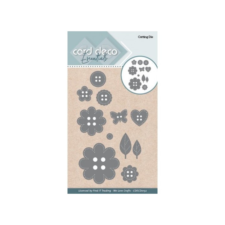 (CDECD0132)Card Deco Essentials - Cutting Dies - Buttons