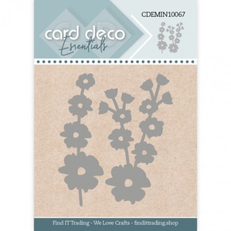 (CDEMIN10067)Card Deco Essentials - Mini Dies - 67 - Hollyhock