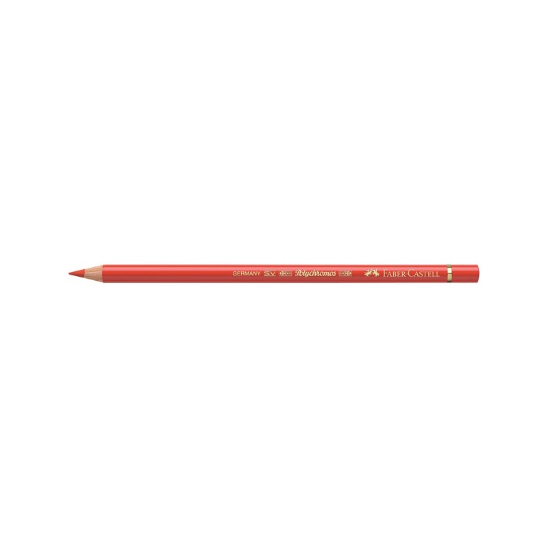 (117)Crayon FC Polychromos rouge de cadmium clair