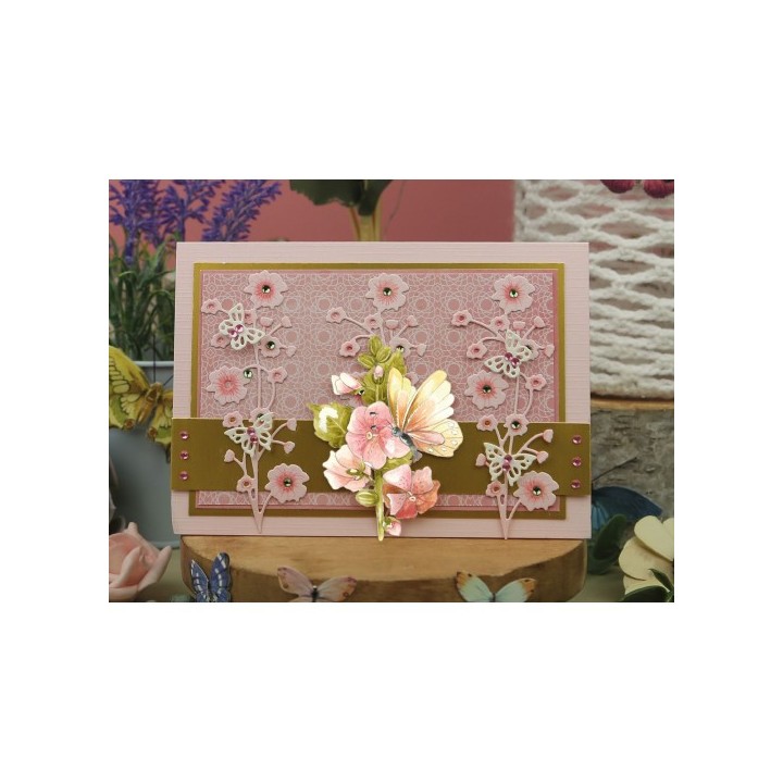 (PM10256)Dies - Precious Marieke - Beautiful Butterflies - Butterfly Labels