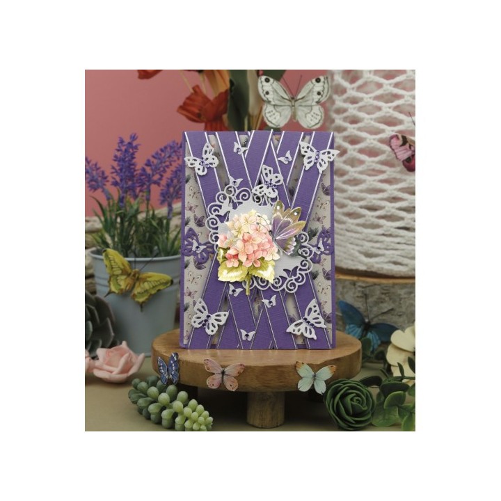 (PM10256)Dies - Precious Marieke - Beautiful Butterflies - Butterfly Labels