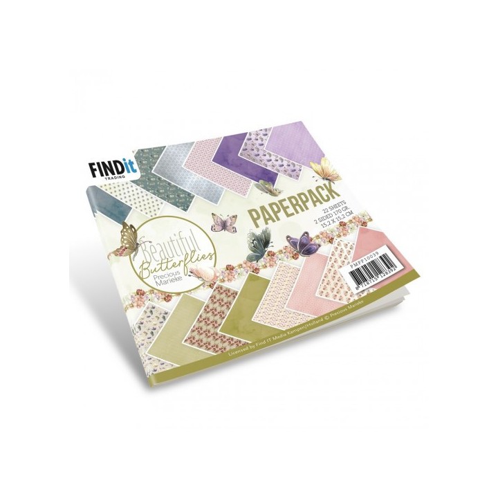 (PMPP10039)Paperpack - Precious Marieke - Beautiful Butterflies