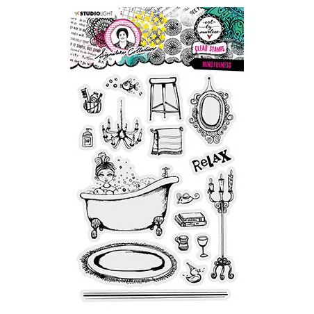 (ABM-SI-STAMP473)Studio light clear stamp Mindfulness Signature Collection nr.473