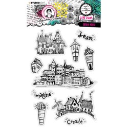 (ABM-SI-STAMP474)Studio light clear stamp Dream house Signature Collection nr.474