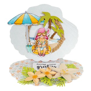 (LR0814)Creatables Palm tree island