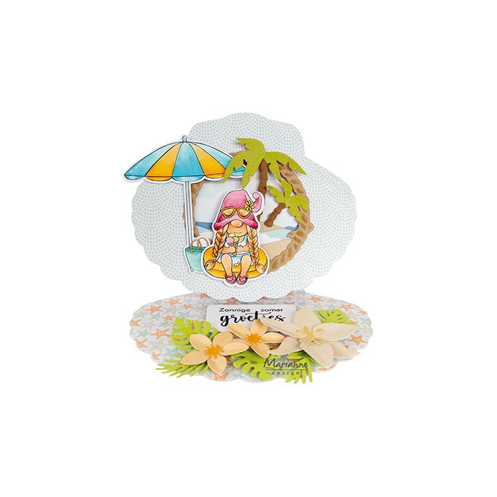 (LR0814)Creatables Palm tree island