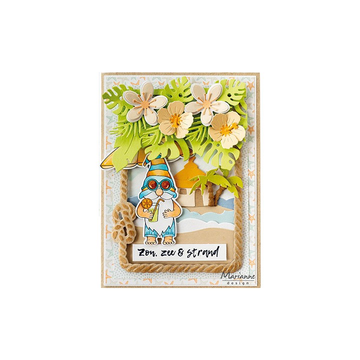 (LR0814)Creatables Palm tree island