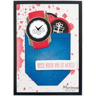 (CA3185)Marianne Design Clockwork