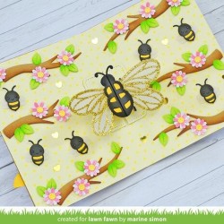 (LF3138)Lawn cuts Pop-Up Bee Dies