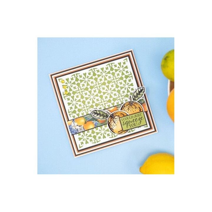 (MED-MD-MEDTI)Crafter's Companion Mediterranean Dreams Metal Die Mediterranean Tile