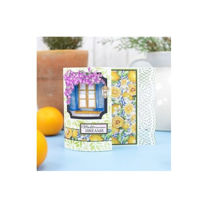 (MED-CA-ST-MEDWI)Crafter's Companion Mediterranean Dreams Clear Stamp Mediterranean Window