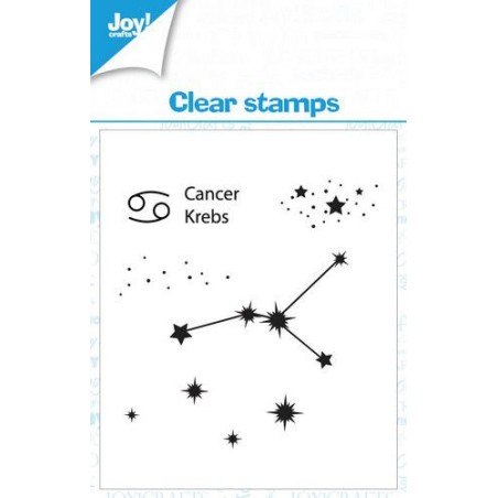 (006410/0558)Joy! Crafts Clearstamp 7x7 cm - Cancer KreativDsein Design