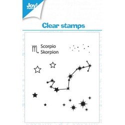 (006410/0562)Joy! Crafts Clearstamp 7x7 cm - Scorpio KreativDsein Design