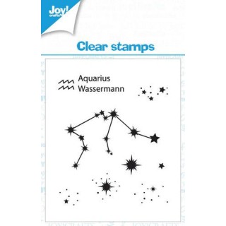 (006410/0565)Joy! Crafts Clearstamp 7x7 cm - Aquarius KreativDsein Design