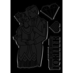 (S-TRT-CA-ST-TOFO)Crafter's Companion The Roaring Twenties Clear Stamp Together Forever