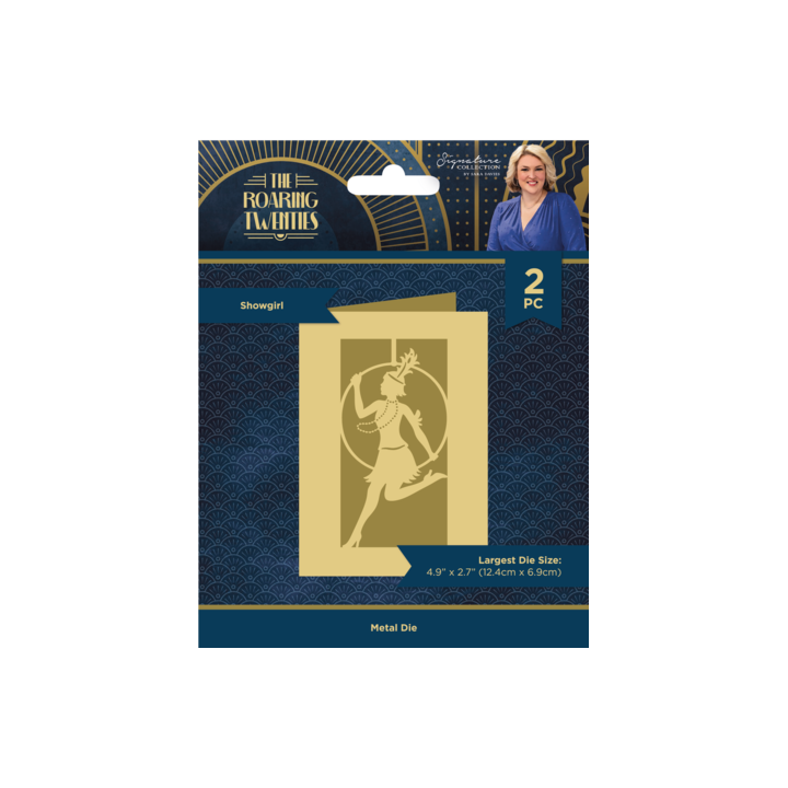 (S-TRT-MD-CAD-SHOW)Crafter's Companion The Roaring Twenties Metal Die Showgirl
