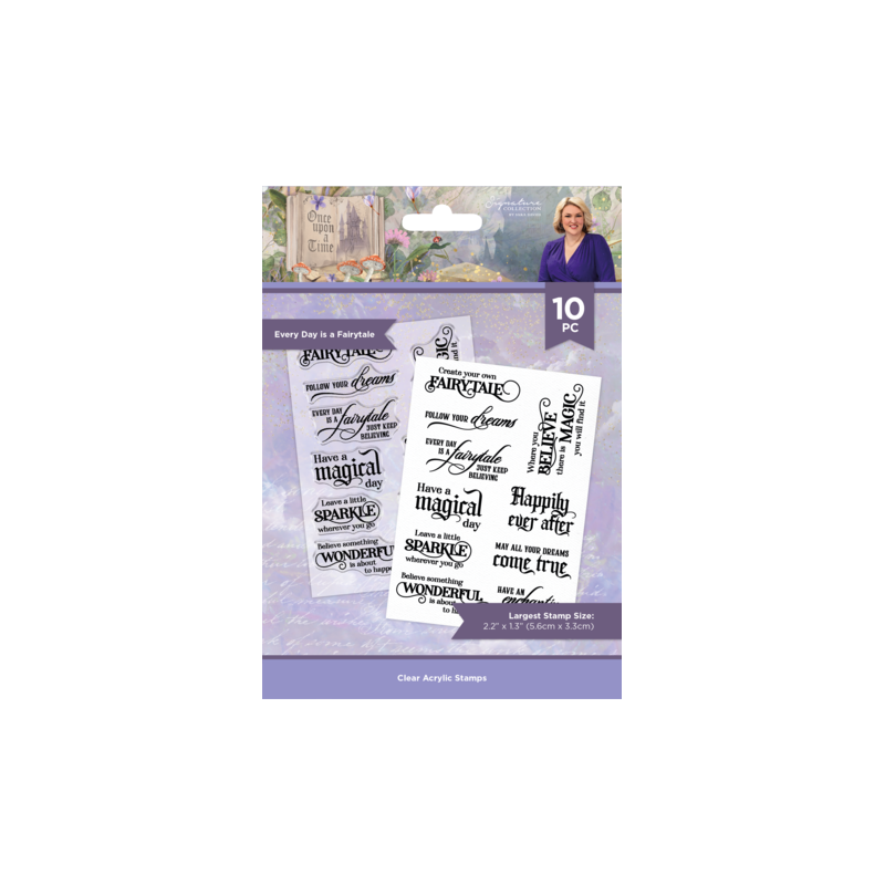 (SOUATCASTEDF)Crafter's Companion Once Upon a Time Clear Stamp