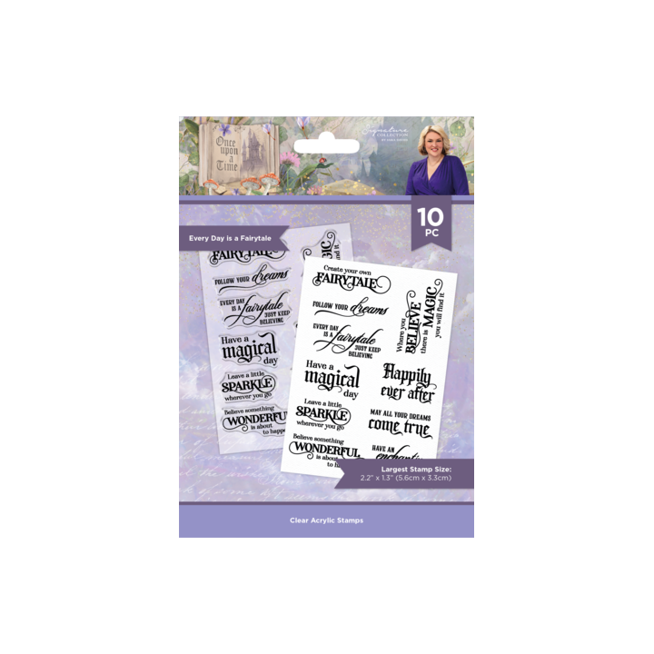(S-OUAT-CA-ST-EDF)Crafter's Companion Once Upon a Time Clear Stamp Every Day is a Fairytale