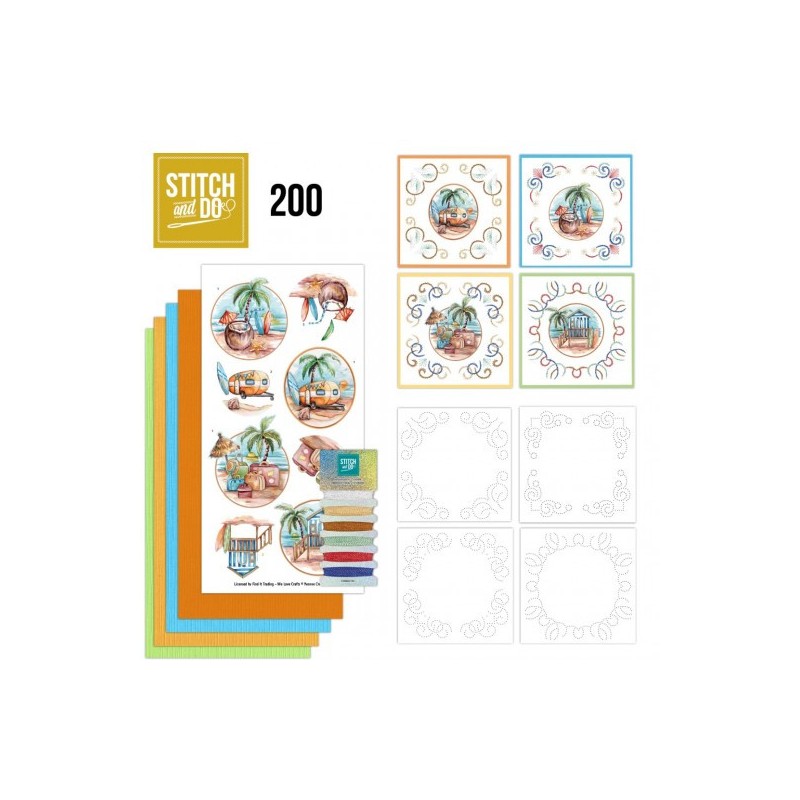 (STDO200)Stitch and Do 200 - Yvonne Creations - Summer Vibes