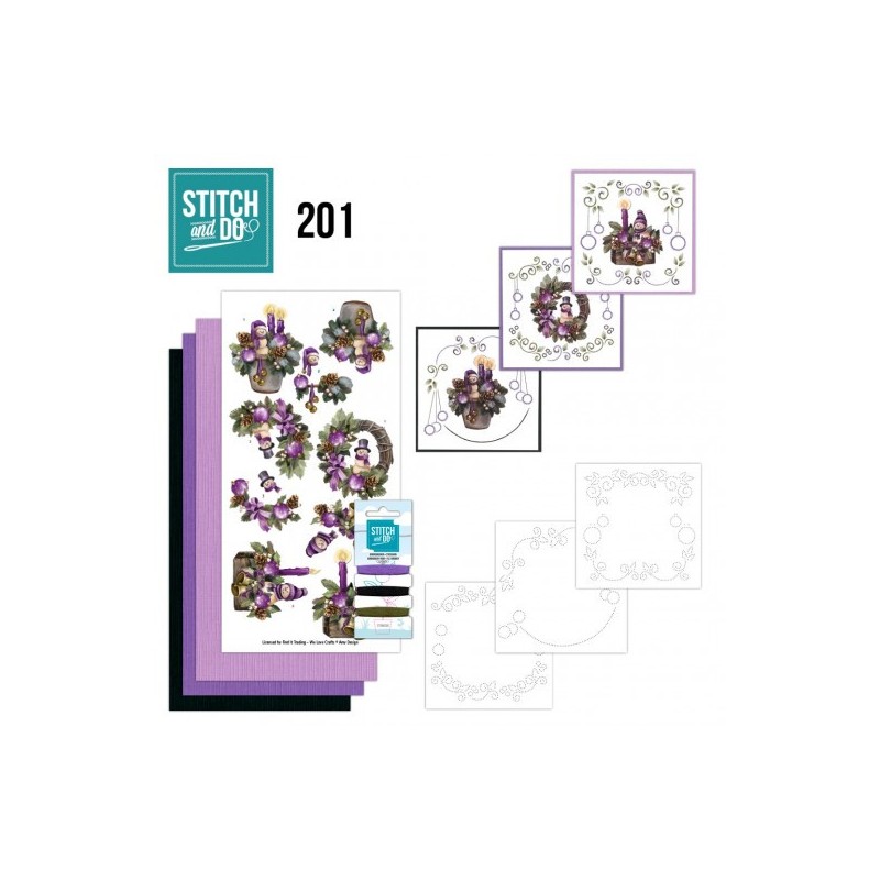 (STDO201)Stitch and Do 201 - Amy Design - Purple Christmas