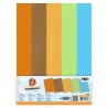(YC-A4-10024)Linen Cardstock Pack - A4 - Yvonne Creations - Summer Vibes