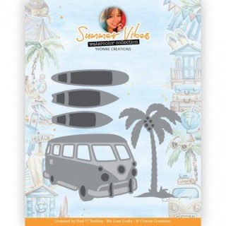 (YCD10316)Dies - Yvonne Creations - Summer Vibes - Surf Vibes
