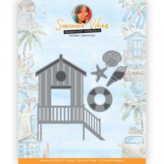 (YCD10317)Dies - Yvonne Creations - Summer Vibes - Beach House