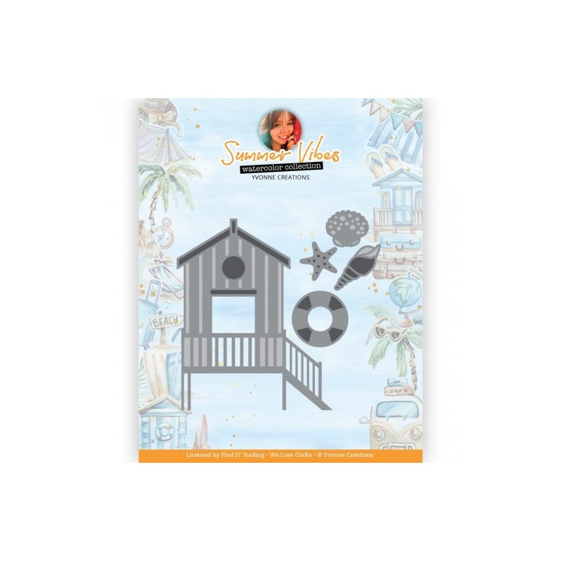 (YCD10317)Dies - Yvonne Creations - Summer Vibes - Beach House