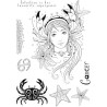 (PI220)Pink Ink Designs Cancer "The Psychic" A5 Clear Stamps