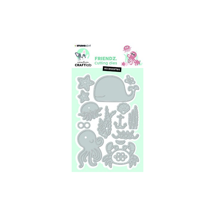 (CCL-ES-CD546)Studio Light SL Cutting Die Sea Accessoires Friendz nr.546