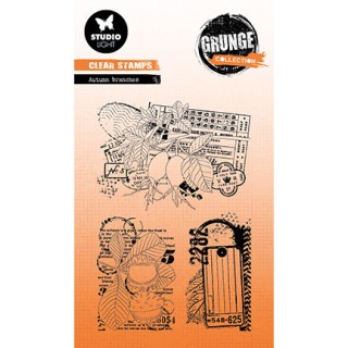 (SL-GR-STAMP449)Studio Light SL Clear Stamp Autumn branches Grunge collection nr.449