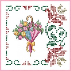 (SPDO098)Sparkles Set 98 - Yvonne Creations - Umbrella and Flowers