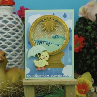 (DBAD10031)Designed by Anna - Mix and Match Cutting Dies - Globe Sun