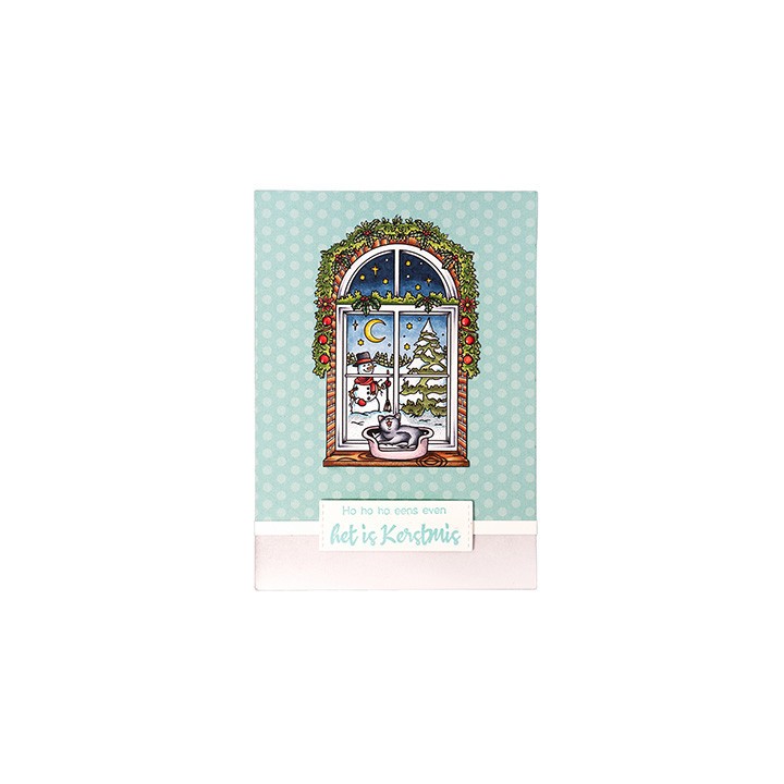 (BL-ES-STAMP486)Studio light BL Clear stamp Snowy day By Laurens nr.486