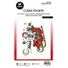 (BL-ES-STAMP489)Studio light BL Clear stamp Snowman By Laurens nr.489