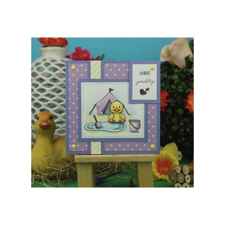 (DBACS10003)Designed by Anna - Mix and Match Clear Stamps - Dean Duck