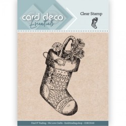 (CDECS143)Card Deco Essentials - Clear Stamp - Stocking