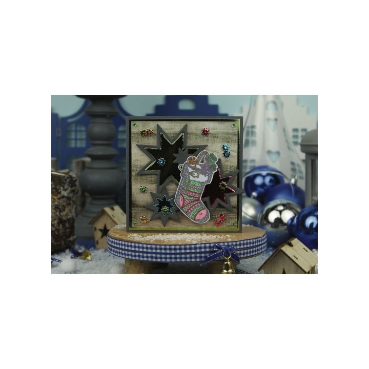 (CDECS143)Card Deco Essentials - Clear Stamp - Stocking