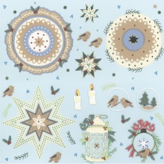 (PM10257)Dies - Precious Marieke - Christmas Blues - Christmas Star