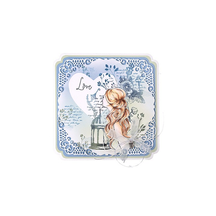 (JMA-RM-CD572)Studio Light SL Cutting Die Chair & frame Romantic Moments nr.572