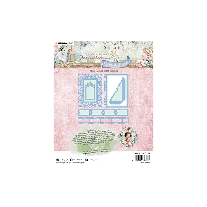 (JMA-RM-CD573)Studio Light SL Cutting Die ATCs & strips Romantic Moments nr.573