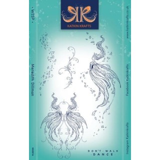 (KK0016)Katkin Krafts Wisp A5 Clear Stamp Set