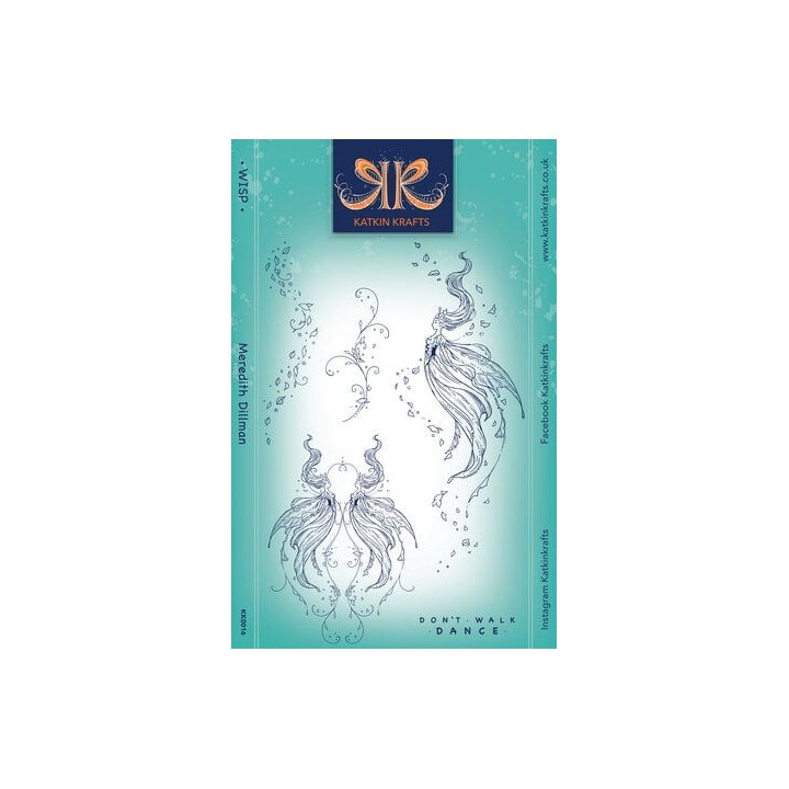 (KK0016)Katkin Krafts Wisp A5 Clear Stamp Set